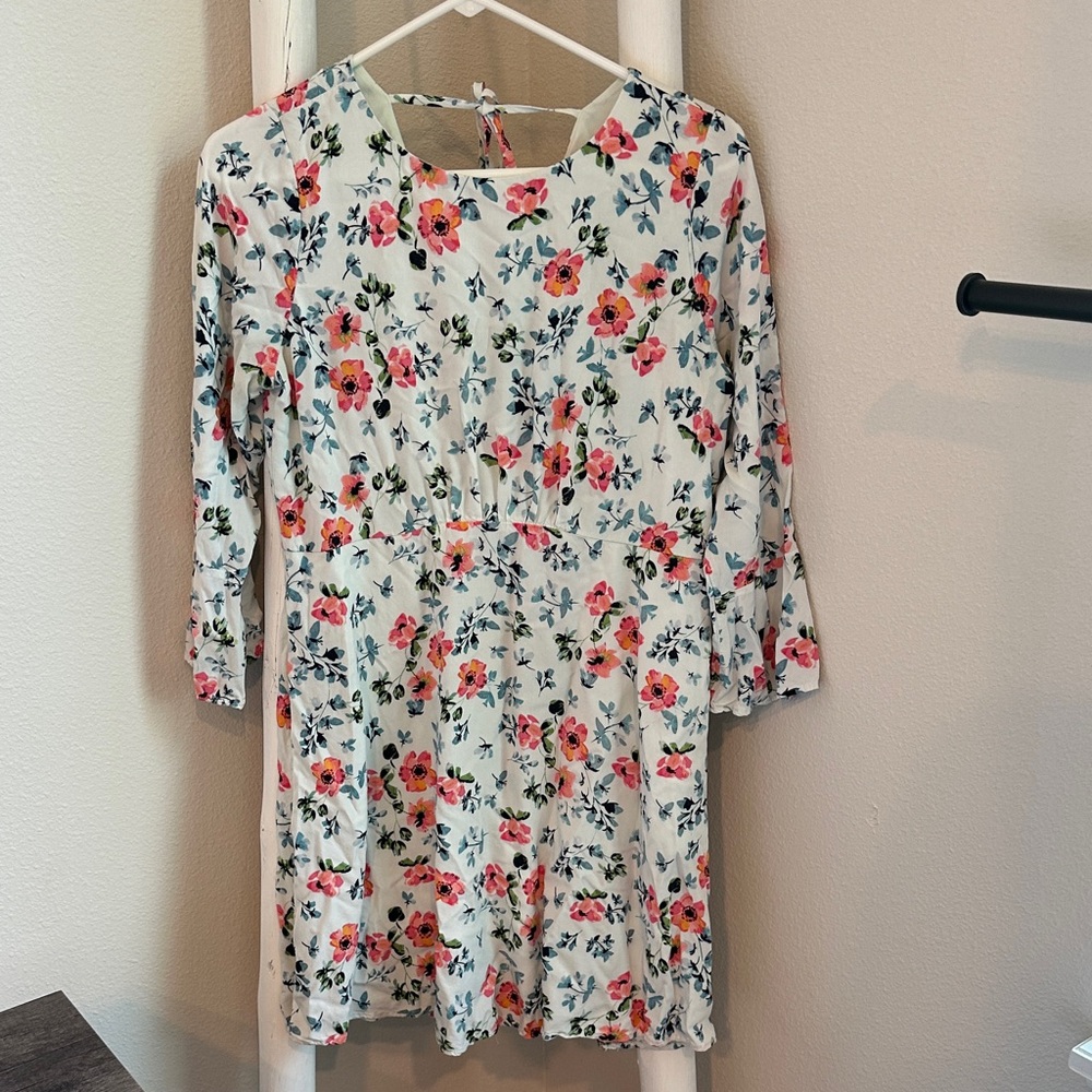 LOFT 6P Dress with 3/4 length sleeves & front pockets